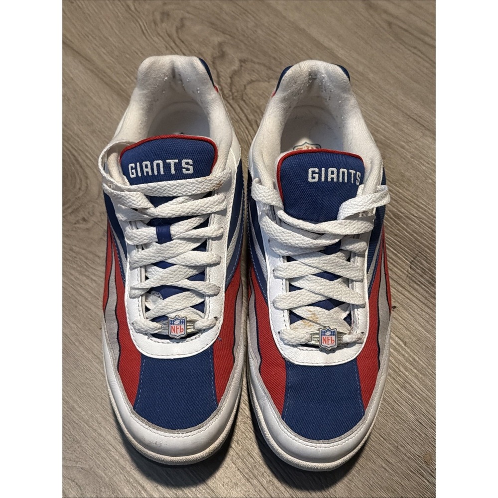 Reebok New York Giants NFL Men's Shoes Size 10 Blue White Red Sneaker